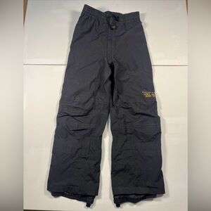 Mountain Hardwear Mens Goretex Black XCR Snowboard Ski Snow Pants Zip Belted L